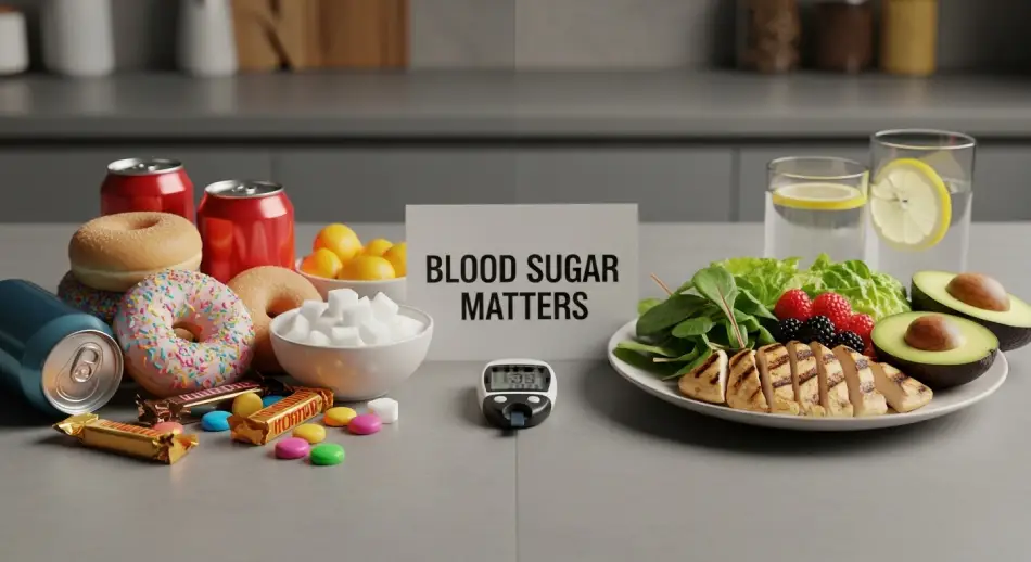 Image highlighting the importance of blood sugar management for diabetes awareness and health.
