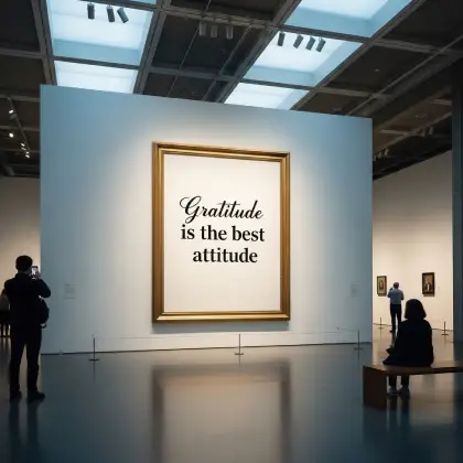 A motivational visual featuring the words 'Thankful, grateful, blessed'.