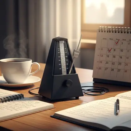 A visual representation of the phrase 'consistency is the key,' underscoring the value of daily efforts in personal development.
